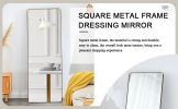 The 4th generation floor standing full-length mirror. wall mirror, bathroom makeup mirror, bedroom foyer, clothing store, wall mounted. 65 "* 23.2"