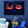 Drop-Shipping Framed Canvas Wall Art Decor Painting For Halloween,Scary Pumpkin Painting For Halloween Gift, Decoration For Halloween Office Living Ro