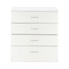 [FCH] Modern Simple 4-Drawer Dresser White(=86913595, 22419080, 72485344)