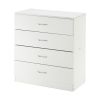 [FCH] Modern Simple 4-Drawer Dresser White(=86913595, 22419080, 72485344)