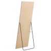 Third generation, light oak solid wood frame full-length mirror, large floor standing mirror, dressing mirror, decorative mirror, suitable for bedroom