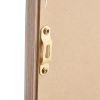 Third generation, light oak solid wood frame full-length mirror, large floor standing mirror, dressing mirror, decorative mirror, suitable for bedroom