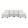 [VIDEO provided][New]109.8*55.9" Modern U-shaped Sectional Sofa with Waist Pillows,6-seat Upholstered Symmetrical Sofa Furniture,Sleeper Sofa Couch wi