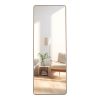 The 4th generation floor standing full-length mirror. wall mirror, bathroom makeup mirror, bedroom foyer, clothing store, wall mounted. 65 "* 23.2"