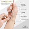 Rose Gold Color Bracelet Helper Tool Fastener Helper Tool for Bracelet Necklace Jewelry Watch Clasp Helper Portable Easy to Use Made of Metal Rose
