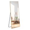 Fourth generation solid wood frame long mirror, dressing mirror, bedroom foyer, decorative mirror, clothing store, floor to ceiling mirror, wall mount