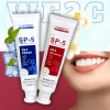 WE2C Whitening Toothpaste Teeth Cleaning Toothpaste Remove Plaque Remove Stains Oral Ordor Cleaning Bright Teeth Breath, Jasmine, Mint Gum Protection