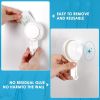 Suction Hooks Powerful Vacuum Suction Cup Hooks Heavy Duty For Shower Waterproof Suction Hanger For Bathroom Kitchen Towel, Robe, Loofah Removable And