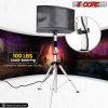 5 Core Speaker Stand Tripod Floor Tall Adjustable 35mm DJ Studio Monitor Stands Pole Mount - SS ECO 1PK WOB