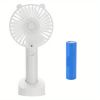 Mini Portable Fan; Mute USB Mini Handheld Fan; Cute Design 3 Speed Small Desk Fan With Base; Makeup Rechargeable Fan For Stylish Girl Women; Small Han