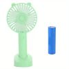 Mini Portable Fan; Mute USB Mini Handheld Fan; Cute Design 3 Speed Small Desk Fan With Base; Makeup Rechargeable Fan For Stylish Girl Women; Small Han