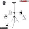 5 Core Speaker Stand Tripod Floor Tall Adjustable 35mm DJ Studio Monitor Stands Pole Mount - SS ECO 1PK WOB
