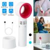 Handheld Bladeless Fan USB Rechargeable Portable Cooling Fan