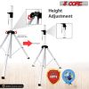 5 Core Speaker Stand Tripod Floor Tall Adjustable 35mm DJ Studio Monitor Stands Pole Mount - SS ECO 1PK WOB